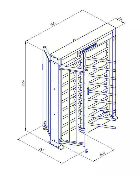 Турникет РОСТЕВРОСТРОЙ "Ростов-Дон ПР1Л/3М2 У"