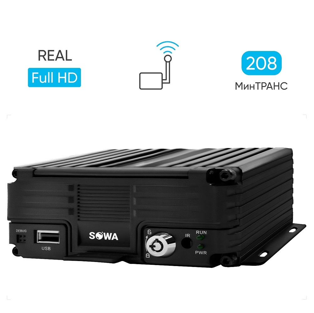 Видеорегистратор Sowa MVR 308G2L