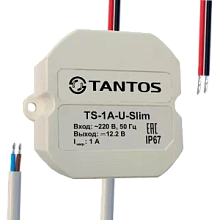 Источник вторичного электропитания, всепогодный Tantos TS-1A-U-Slim Источник вторичного электропитания, всепогодный Tantos TS-1A-U-Slim