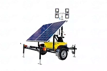 Передвижная осветительная установка на солнечных батареях ABlight ПОУ 4*50LED -6.0М-SB