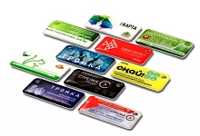 Ключ-брелок для домофона ELTIS MF/прямоуг. полноцв. Печать